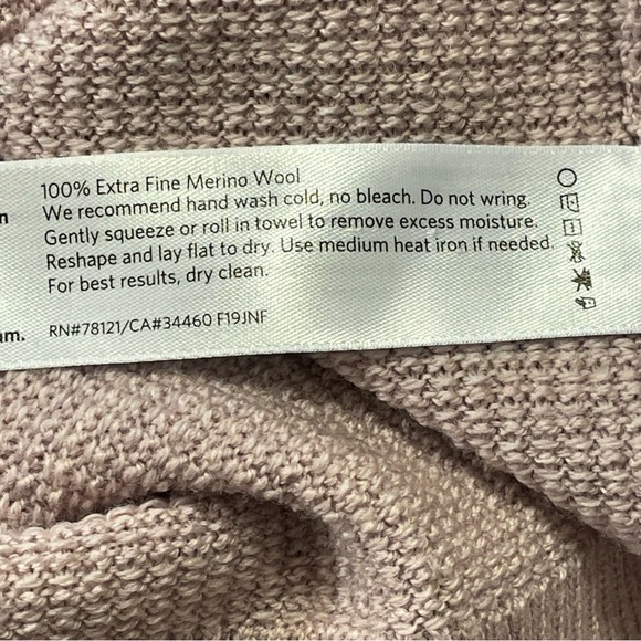 EILEEN FISHER NWOT Merino Jersey Turtleneck Pullover in Icy Plum - Picture 4 of 4